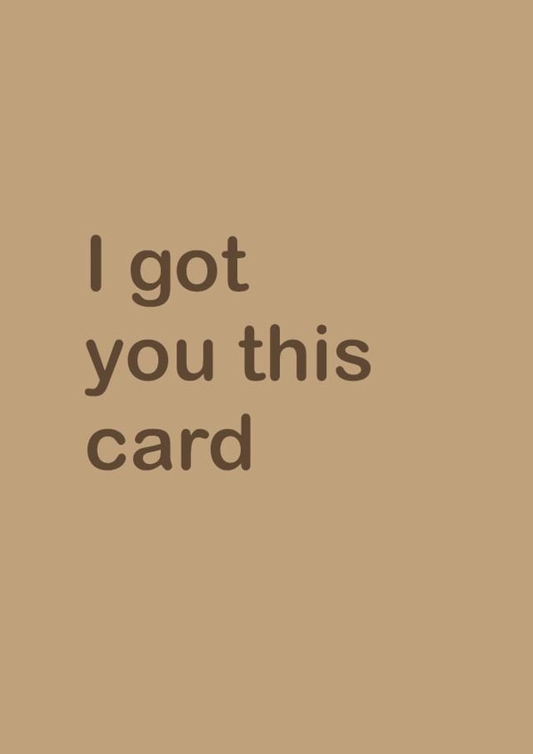 No effort card created by ODEL Art