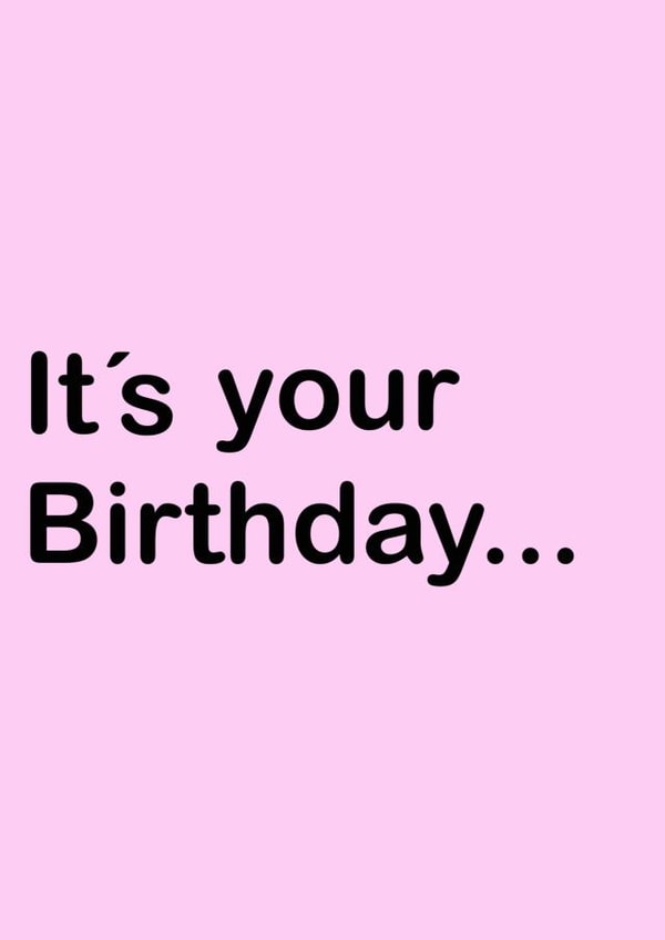 Disappointing BIrthday Card created by ODEL Art