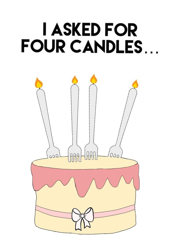 Funny Birthday Card Two Ronnies created by ARO Designs