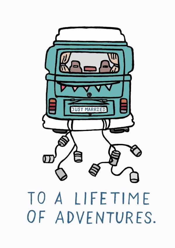 Lifetime of Adventures, Campervan - Wedding/Marriage created by Carla Letters