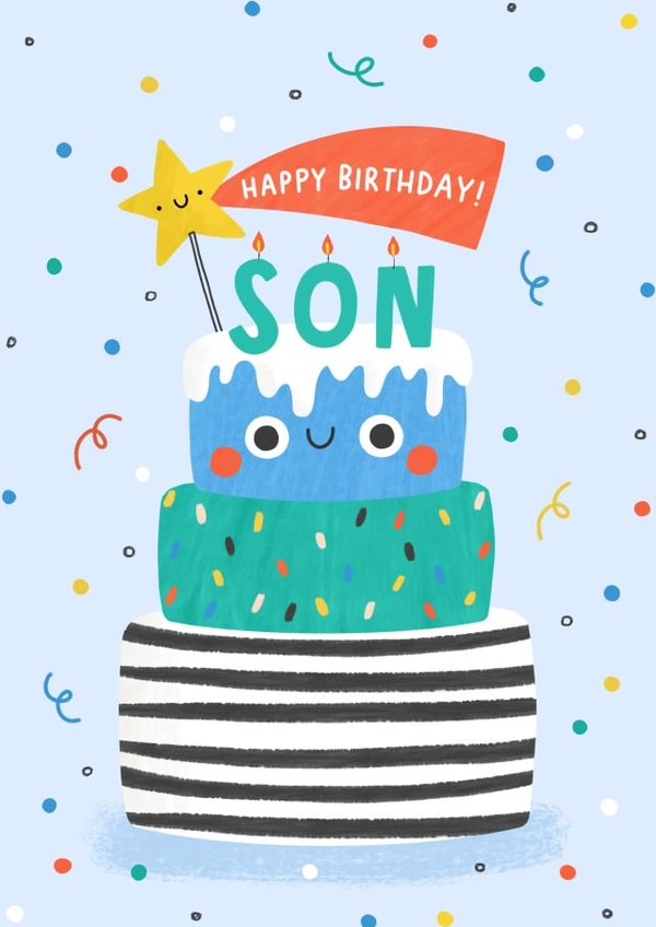 Birthday cake son created by Jess Moorhouse