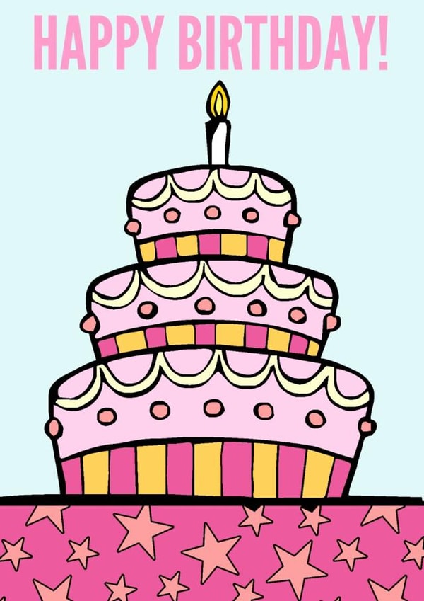 Happy Birthday Cake created by Bethany Anthony