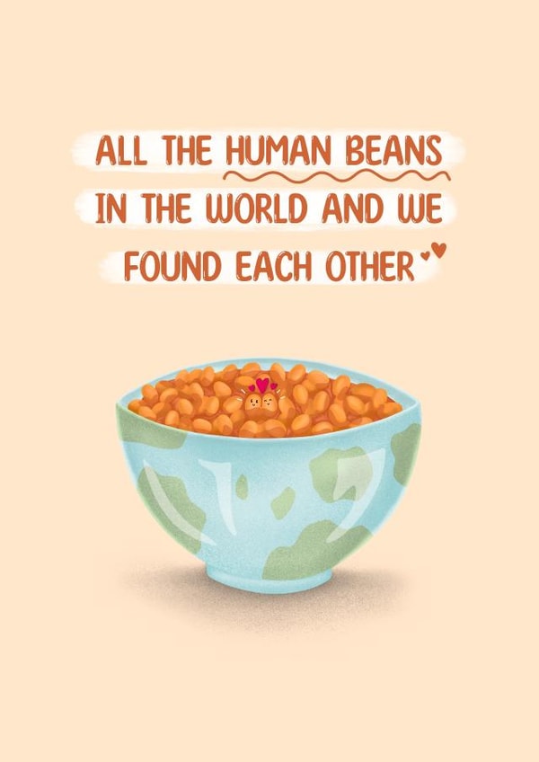 Human Beans Found Each Other created by Tilly Mint