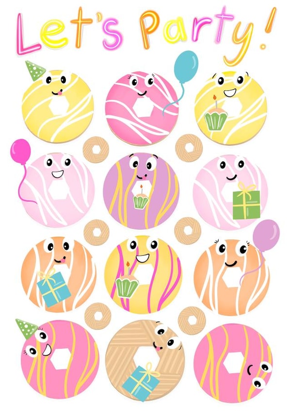 Party rings created by Palette&Petal