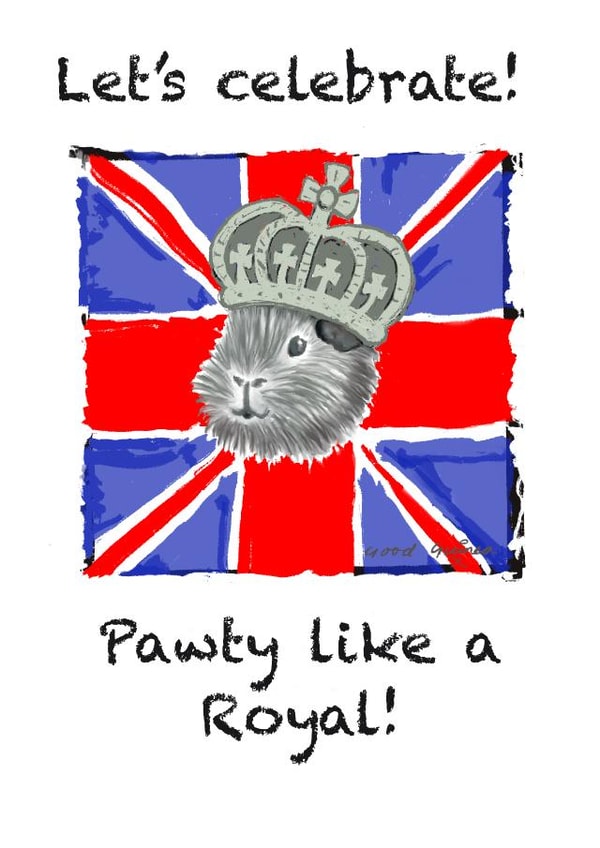 Jubilee Birthday card created by The Good Guinea