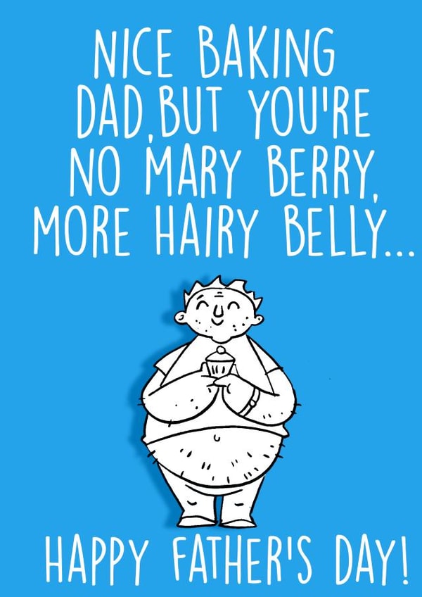 father's day hairy belly created by Studio Beastly.