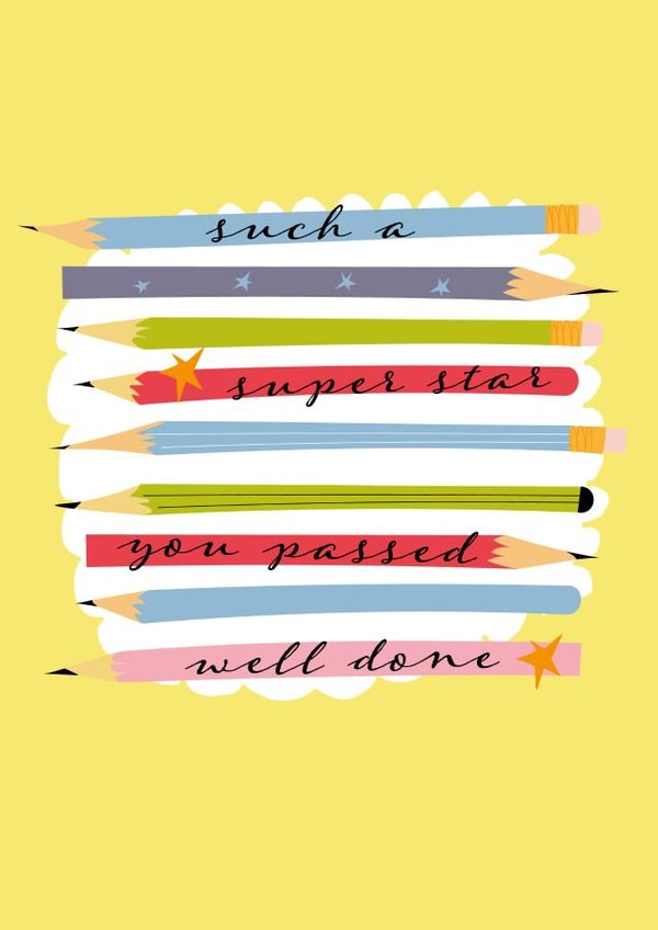 You Passed, Well Done created by Alison Porter