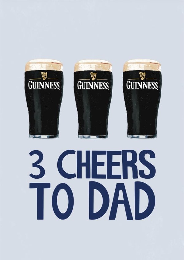 3 Cheers to Dad created by @Niamheile_Design