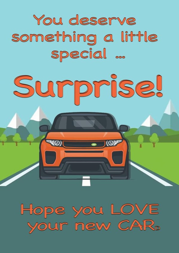 HOPE YOU LOVE YOUR NEW CARd created by rdlinnovation