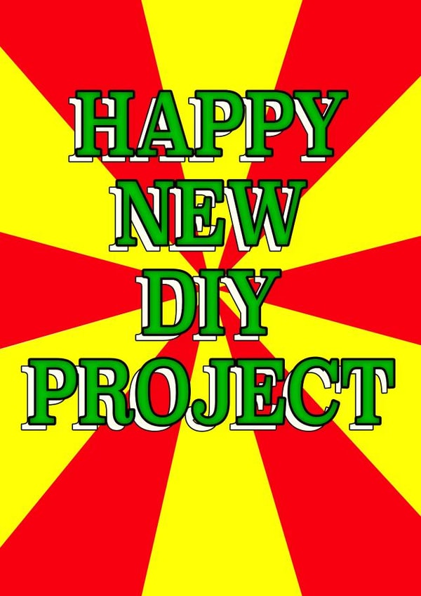 Happy New DIY Project card created by Florabelle