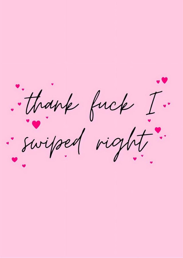 Swipe Right Anniversary Valentines Card created by Lauren Geeves