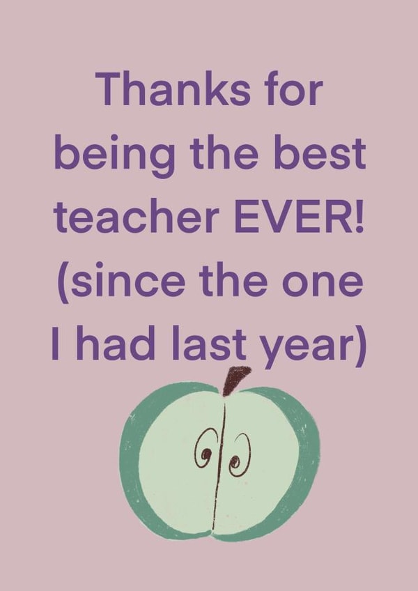 Thanking the teacher created by Blue Jug