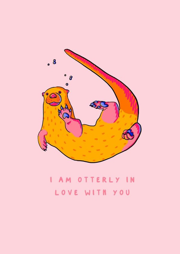 Otterly in Love created by Mollie Rycroft-Stanley