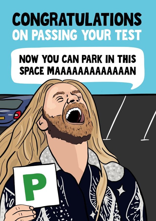 Sam Ryder Congratulations Card created by Woody's Design