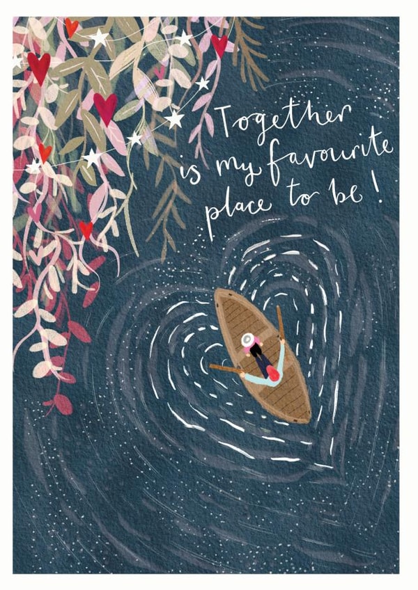 My Favourite Place To Be - Couples Card created by Louise Tiler