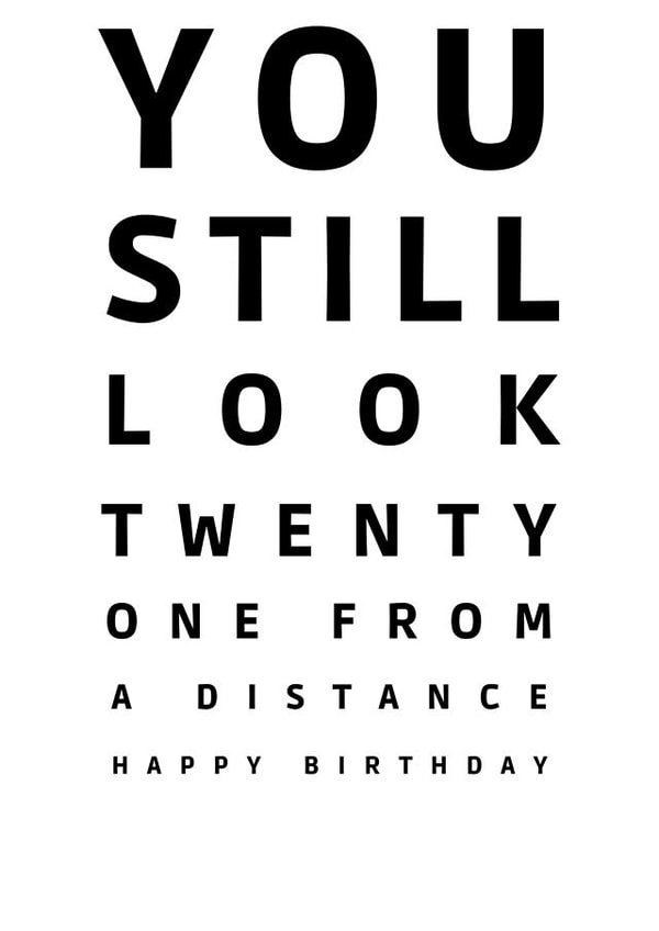 HUMOROUS HAPPY BIRTHDAY CARD - 30th 40th 50th Funny Birthday Card created by SIMO 08