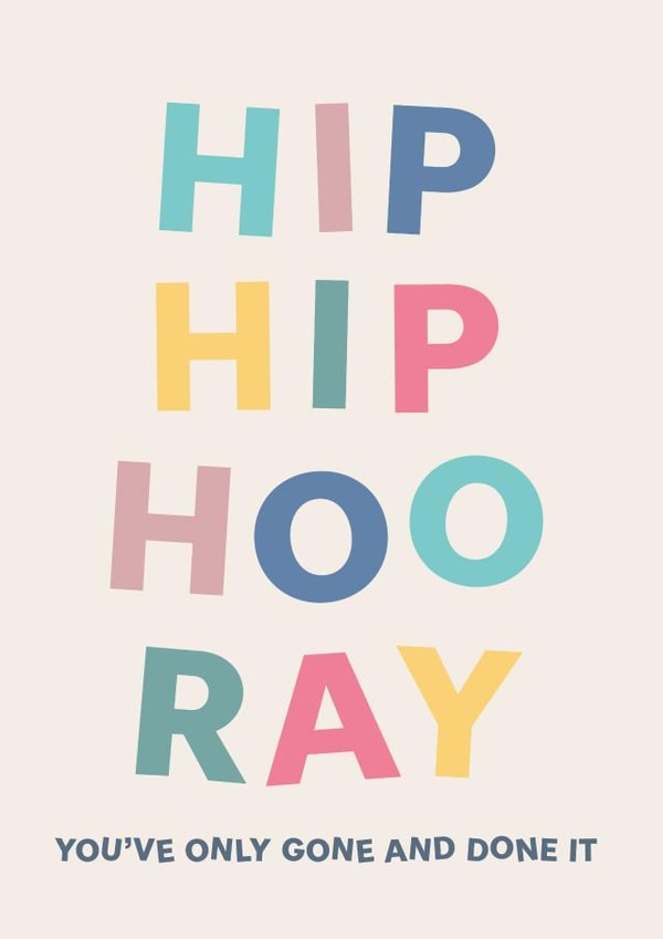 Well Done Congratulation Card created by Poppy Lane