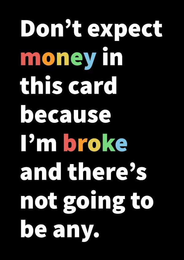 Don't expect money. created by SpeckyIntrovert