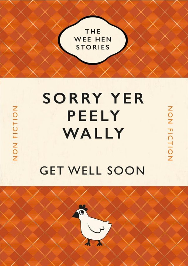 Peely wally get well soon card created by Yay Days