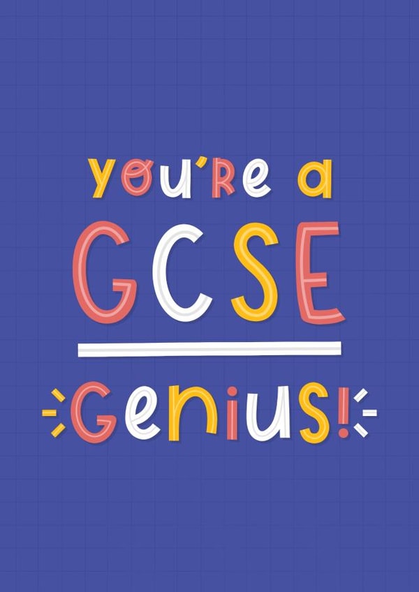 You're a GCSE Genius Card created by Joanne Hawker