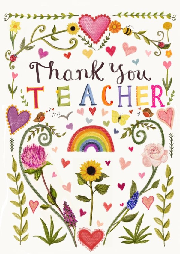 Thank You Teacher created by Love Lucy Illustration