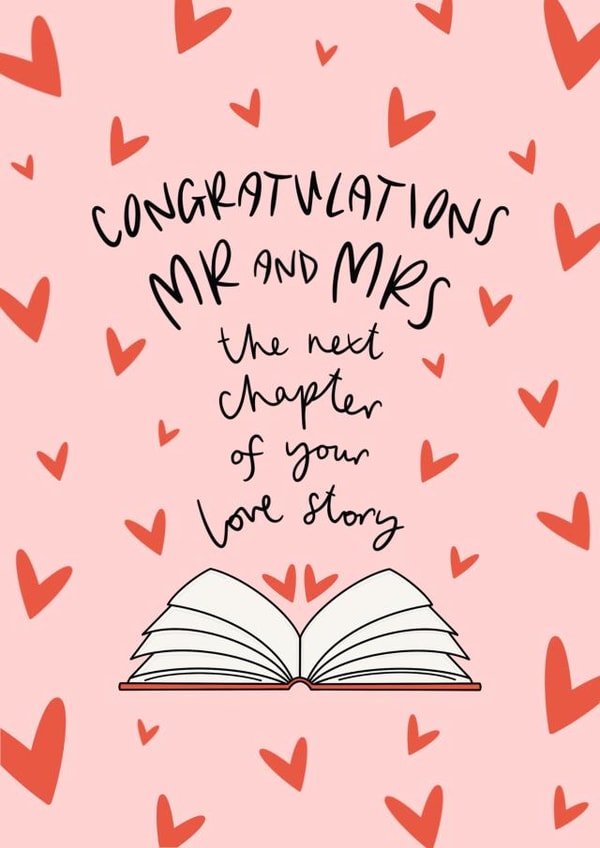 Love Story - Next Chapter - Congratulations Wedding Card created by Muses & May