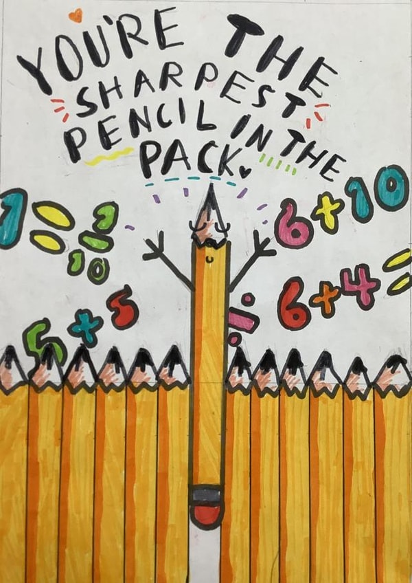 Thank you Teacher Sharpest Pencil in the Pack created by SJB Ladies Leadership Team