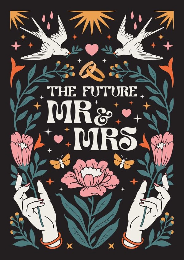 The Future Mr & Mrs created by Oh Ellie Studio