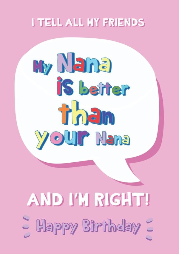 Happy Birthday Nana created by @Laura Lonsdale Designs