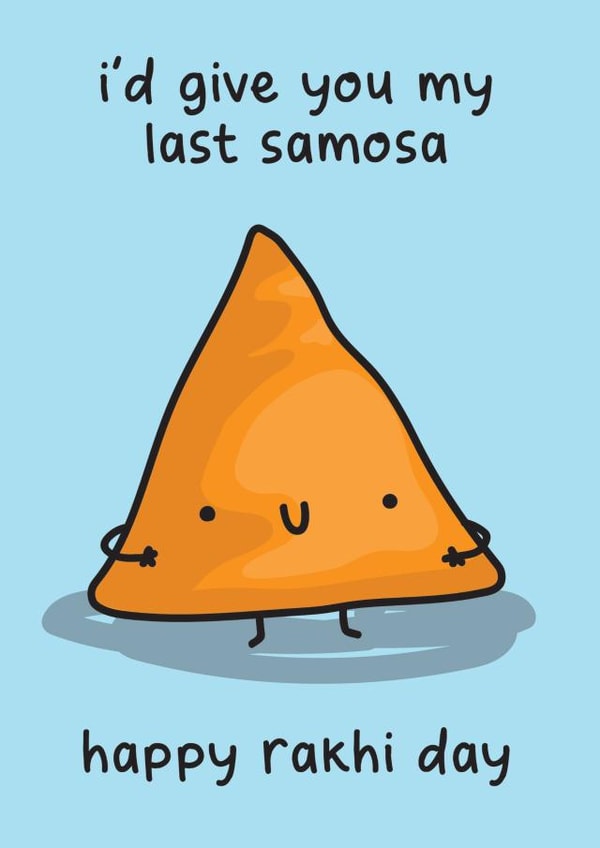 Last samosa created by The Playful Indian
