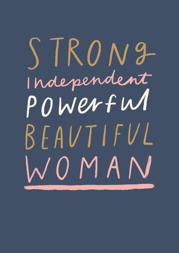 Strong Woman created by Helen Mackay