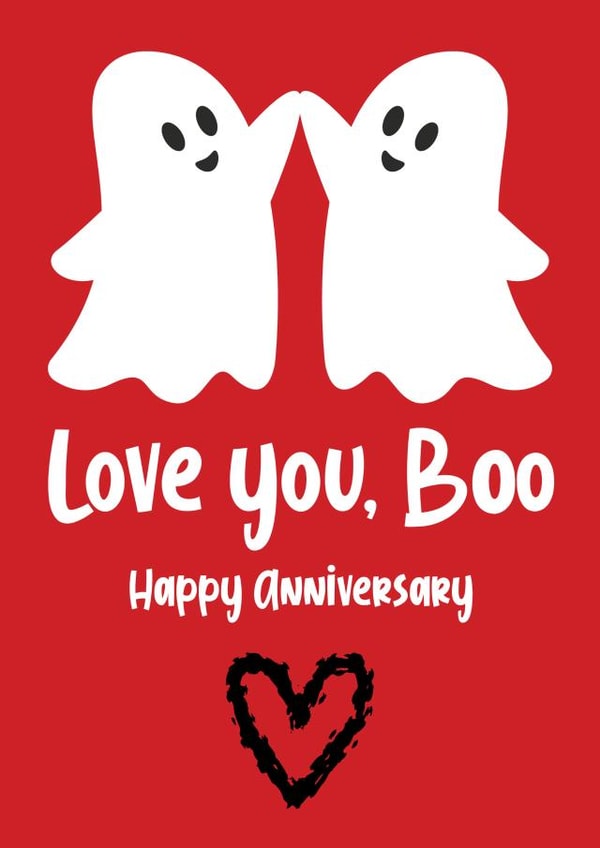 Love you, Boo created by Chasing Cards