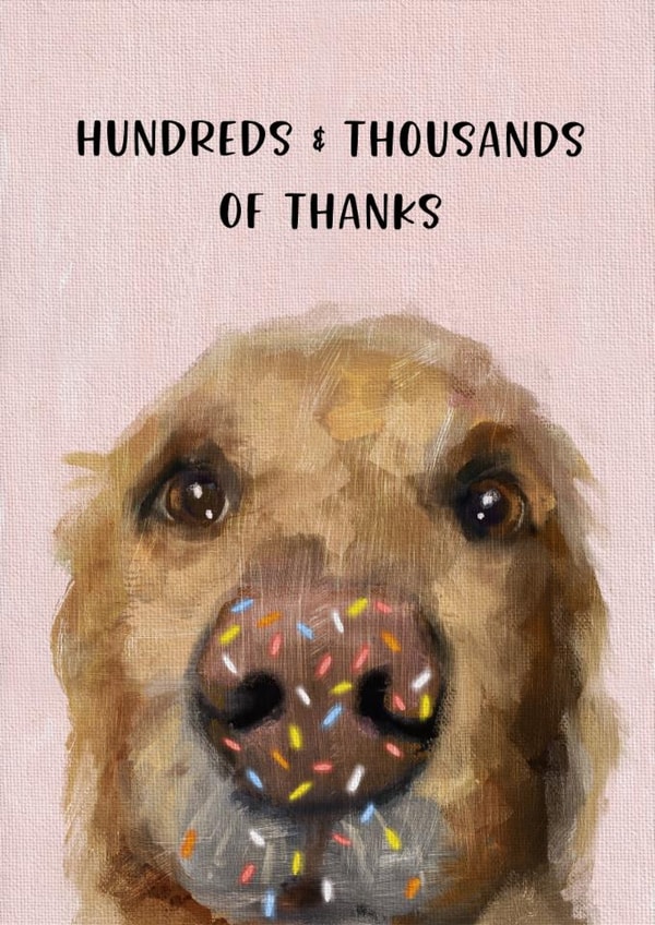 Hundreds and Thousands of Thanks created by Jo Scott Art