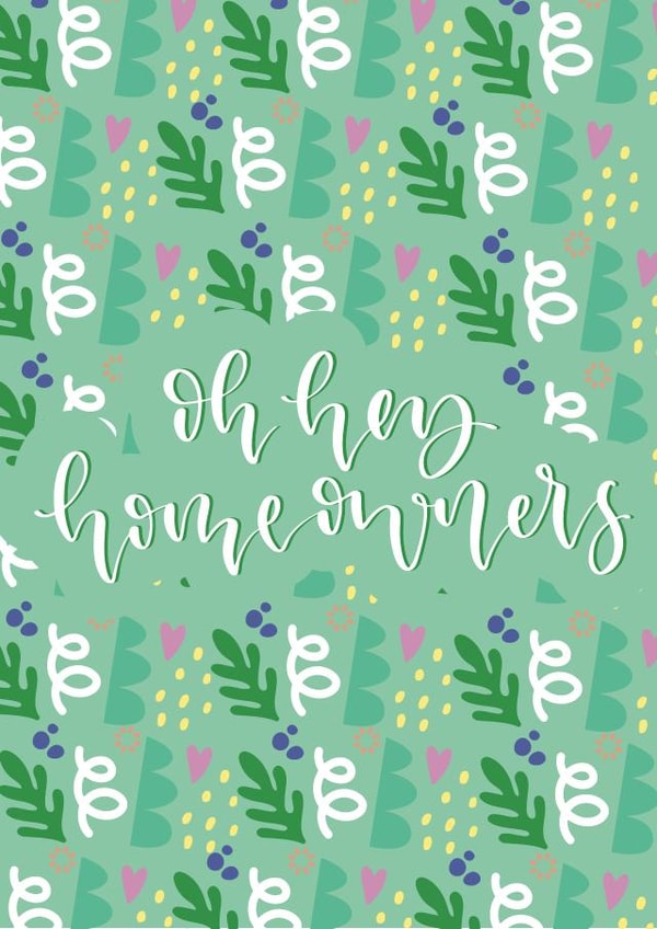 Oh Hey Homeowners - New Home Card created by Cate Creates