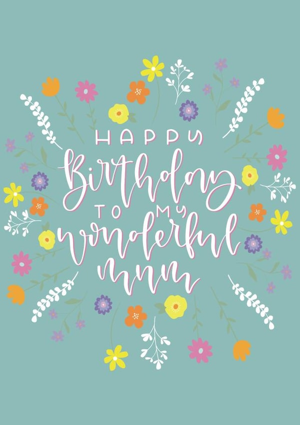 Happy Birthday to my Wonderful Mum created by Cate Creates