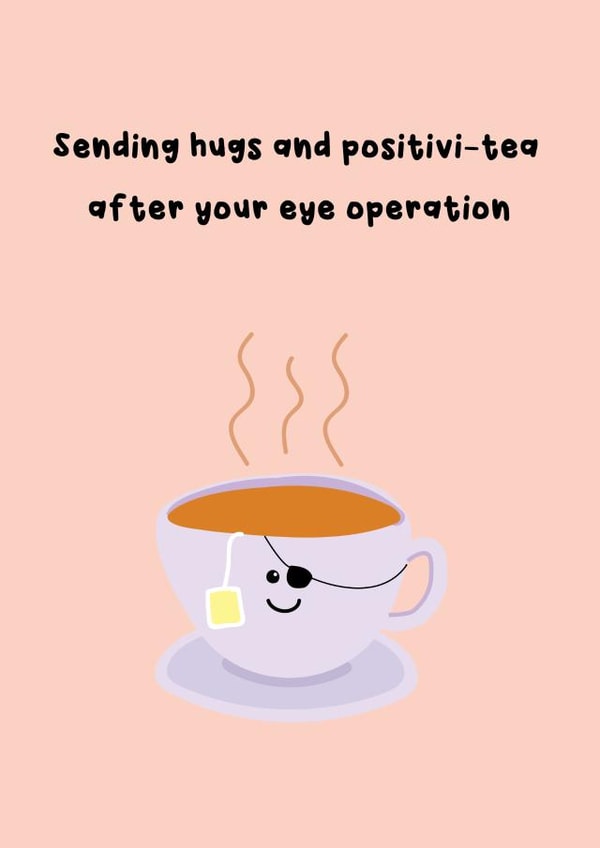 Get Well After Your Eye Surgery created by @Laura Lonsdale Designs