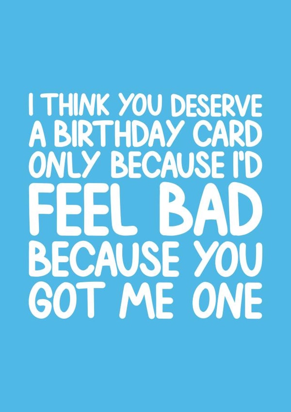 Funny Birthday Card For Him - For Friend created by Naughty Nice