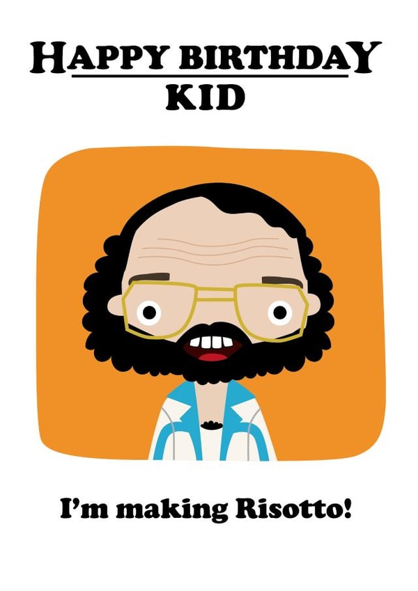 Stranger Things Inspired Murray Bauman Birthday Card created by Nicollette West