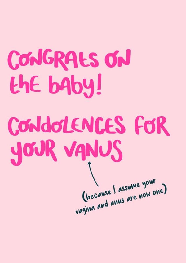 New Baby Funny Card created by Pretty Average