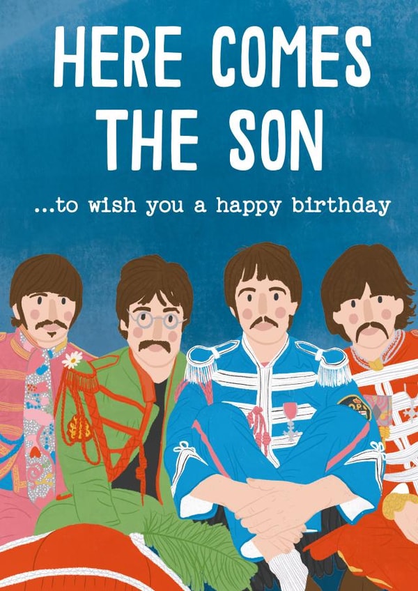 Beatles Birthday Card created by Jessica Harvey