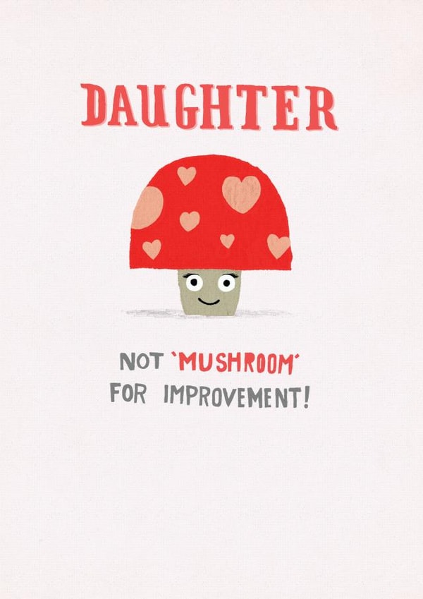Daughter, not 'mushroom'  created by Pencilface