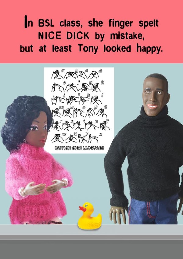 Fingerspelling F*ck Up! created by Go La La!