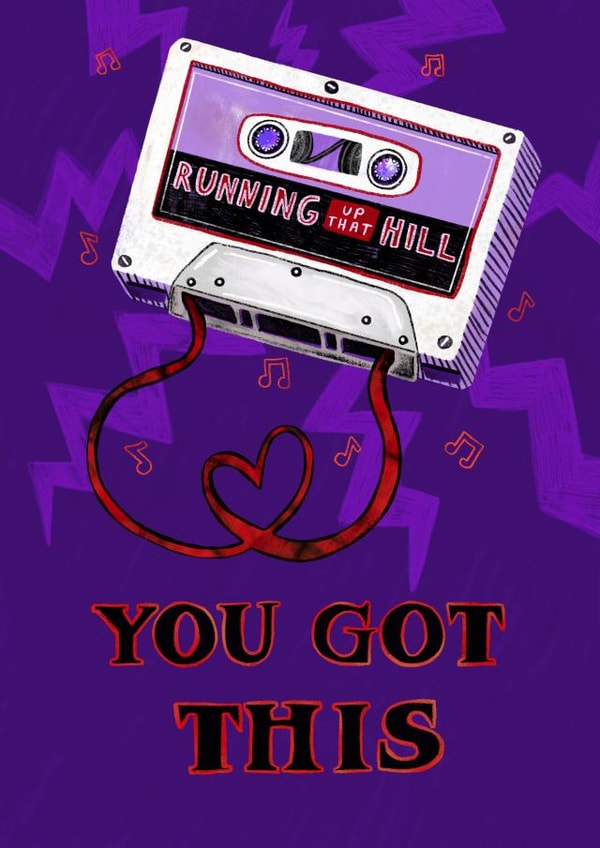 Stranger Things Good Luck Card created by Jess Hislop