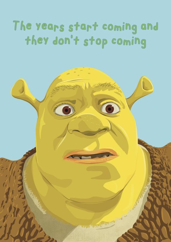 Shrek All Star Birthday or Anniversary Card created by ttrappartt