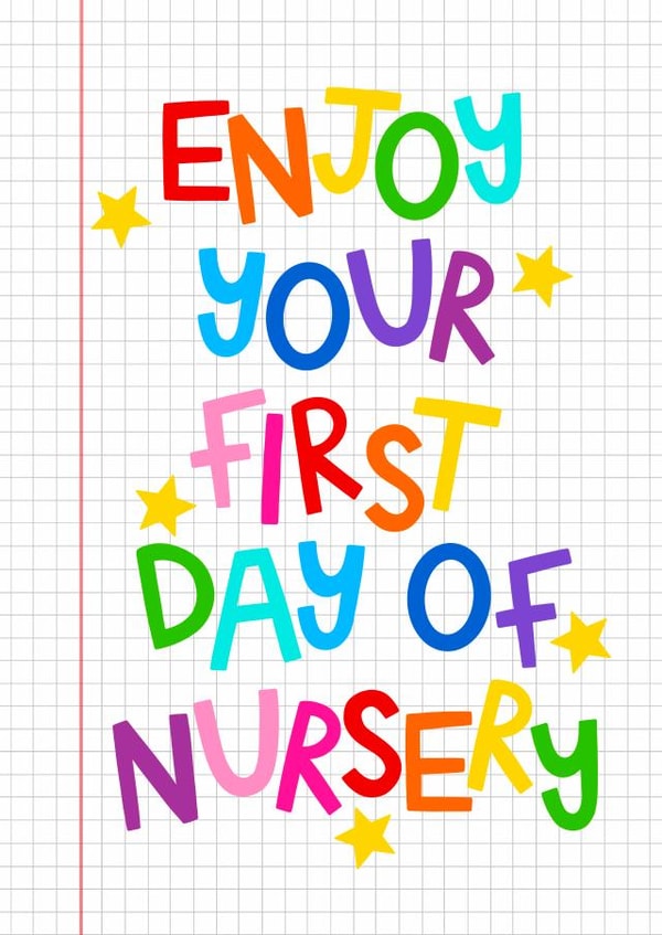 First Day of Nursery created by Ludicrous Prints