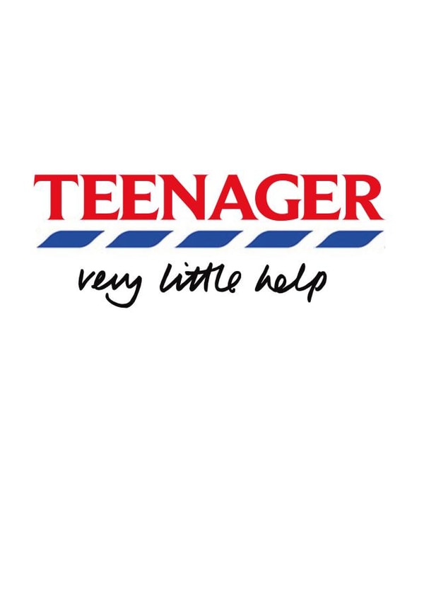 Funny Teenager, 13th birthday card created by Urban Collie