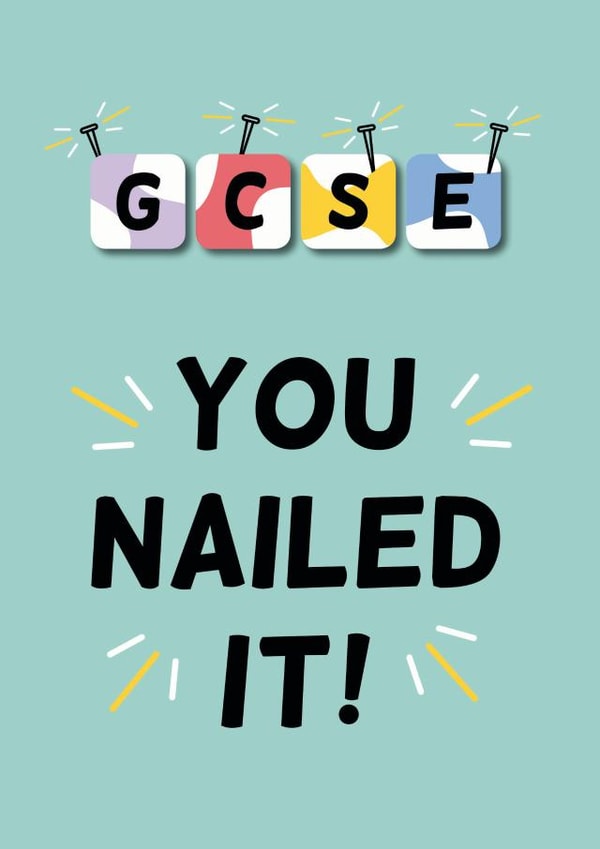 Bright and Fun GCSE You Nailed it! created by FrednTrev.