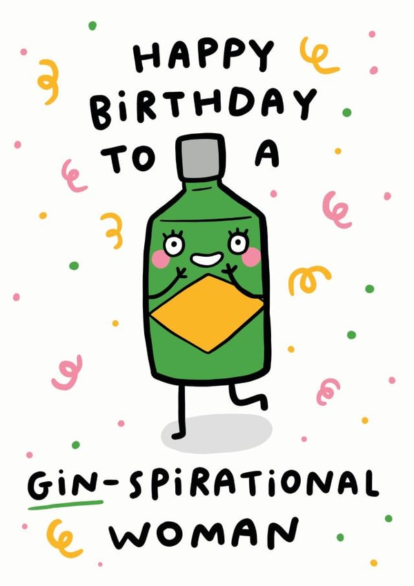 Gin-spirational Woman created by Arrow Gift Co
