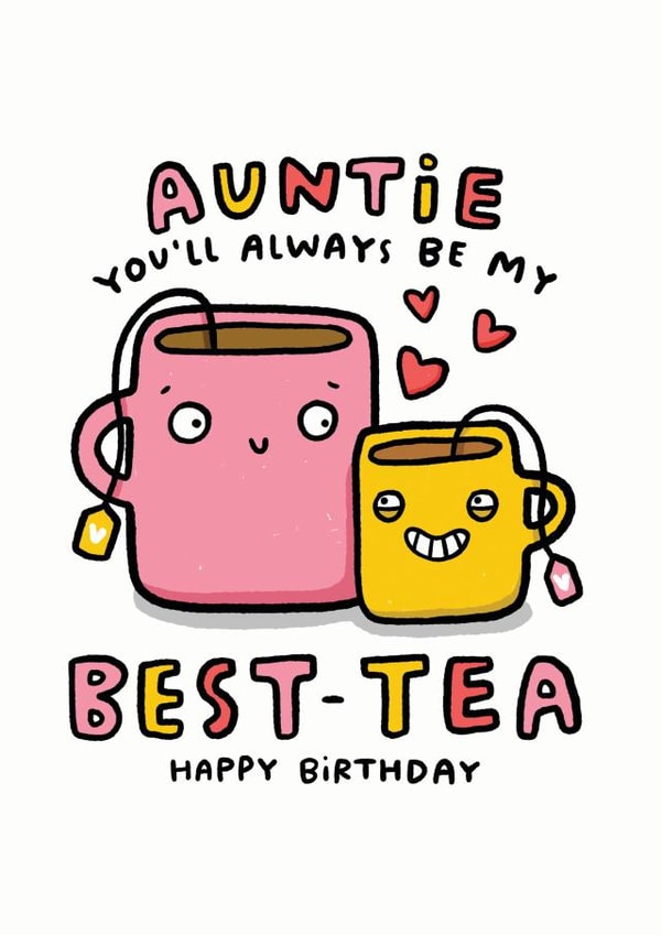 Auntie Best-Tea created by Arrow Gift Co