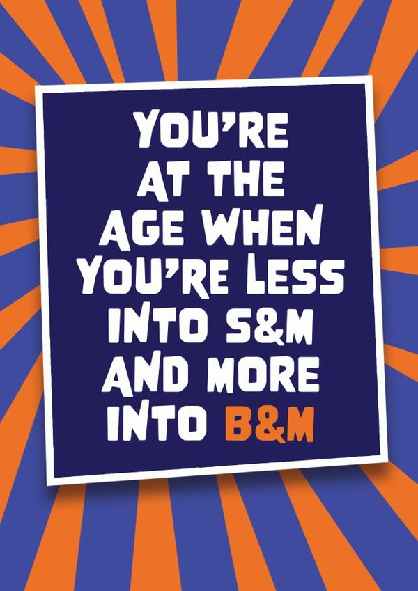 B&M not S&M created by MOJO Creative Studio